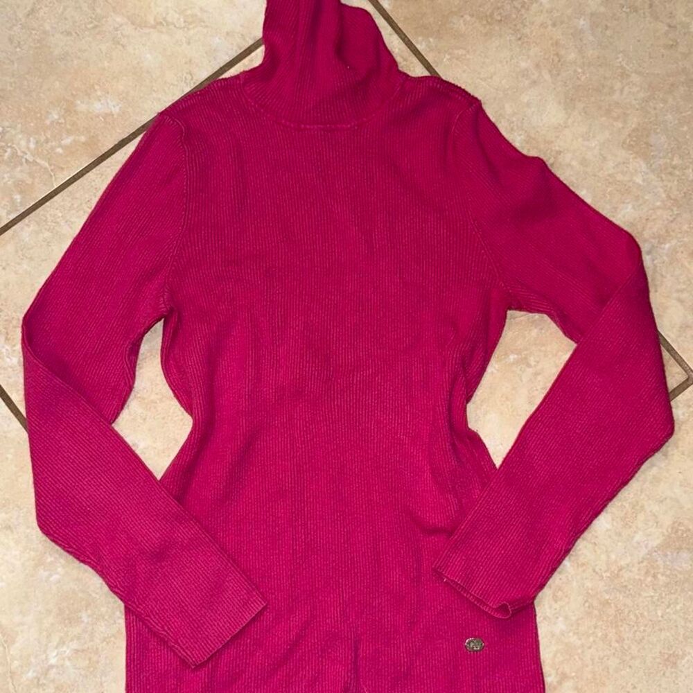 Ralph-lauren Women's Pink and Burgundy Jumper